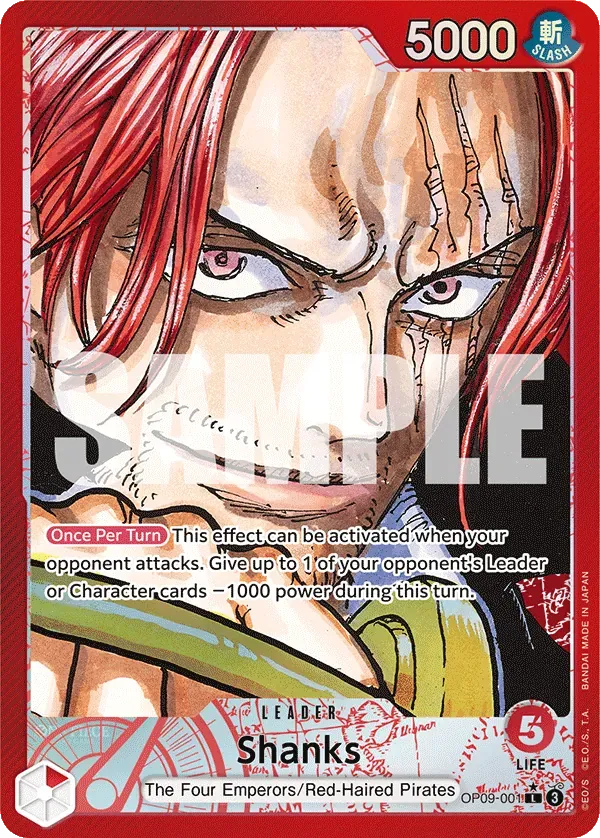 Shanks OP09-001 Leader Alt