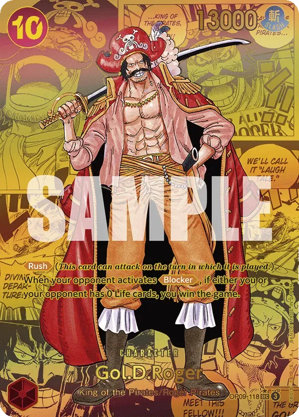 Gol.D.Roger OP09-118 Manga