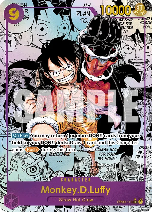 Monkey D. Luffy OP09-119 Manga