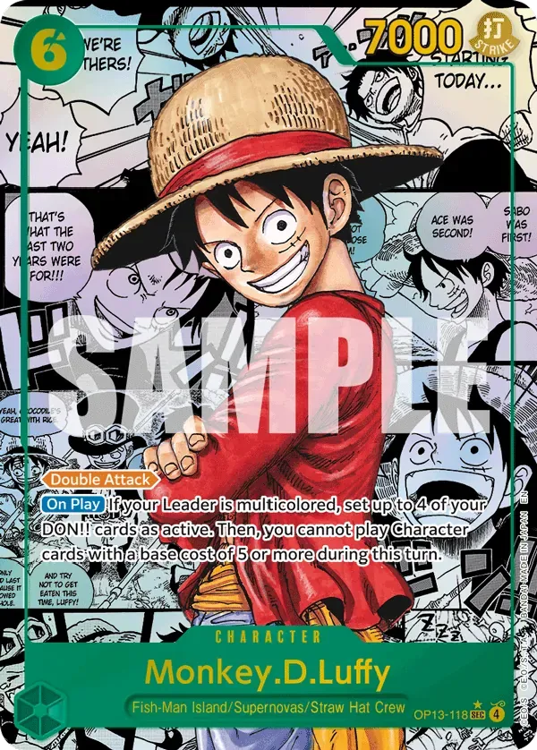 Monkey.D.Luffy OP13-118 Super Alt