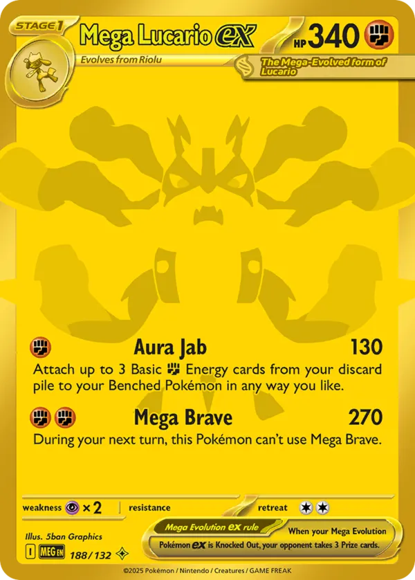 Mega Lucario EX 188/132
